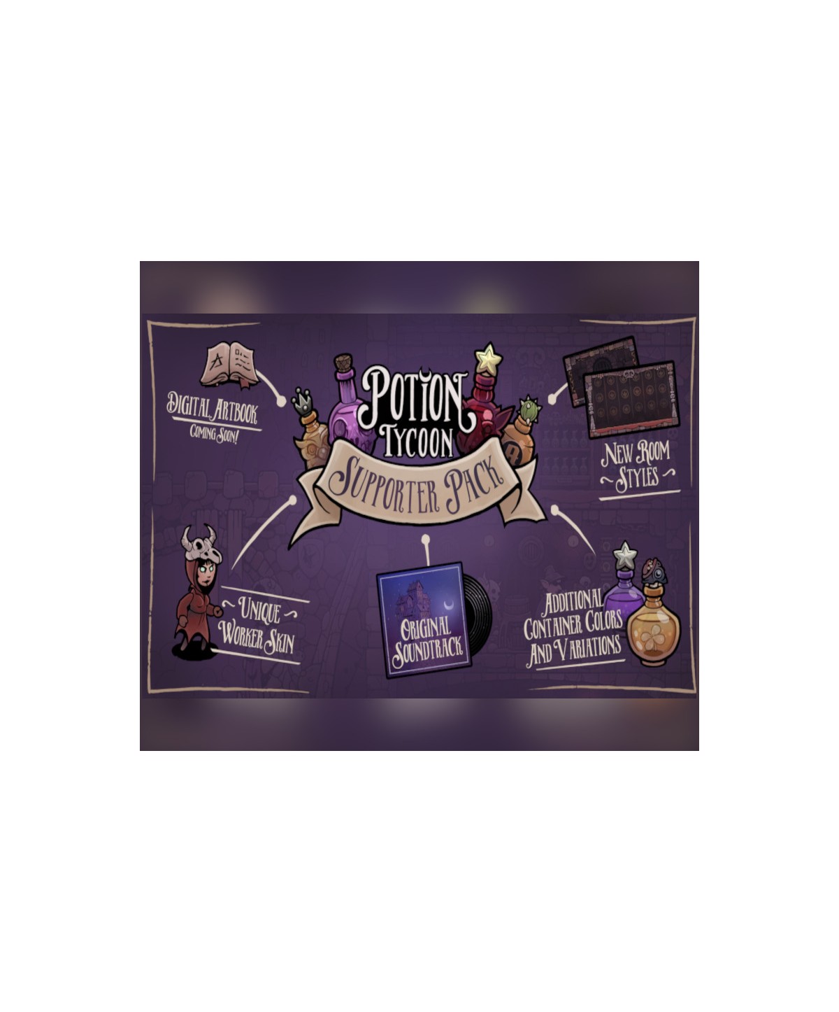 Potion Tycoon - Supporter Pack DLC Steam Key GLOBAL
